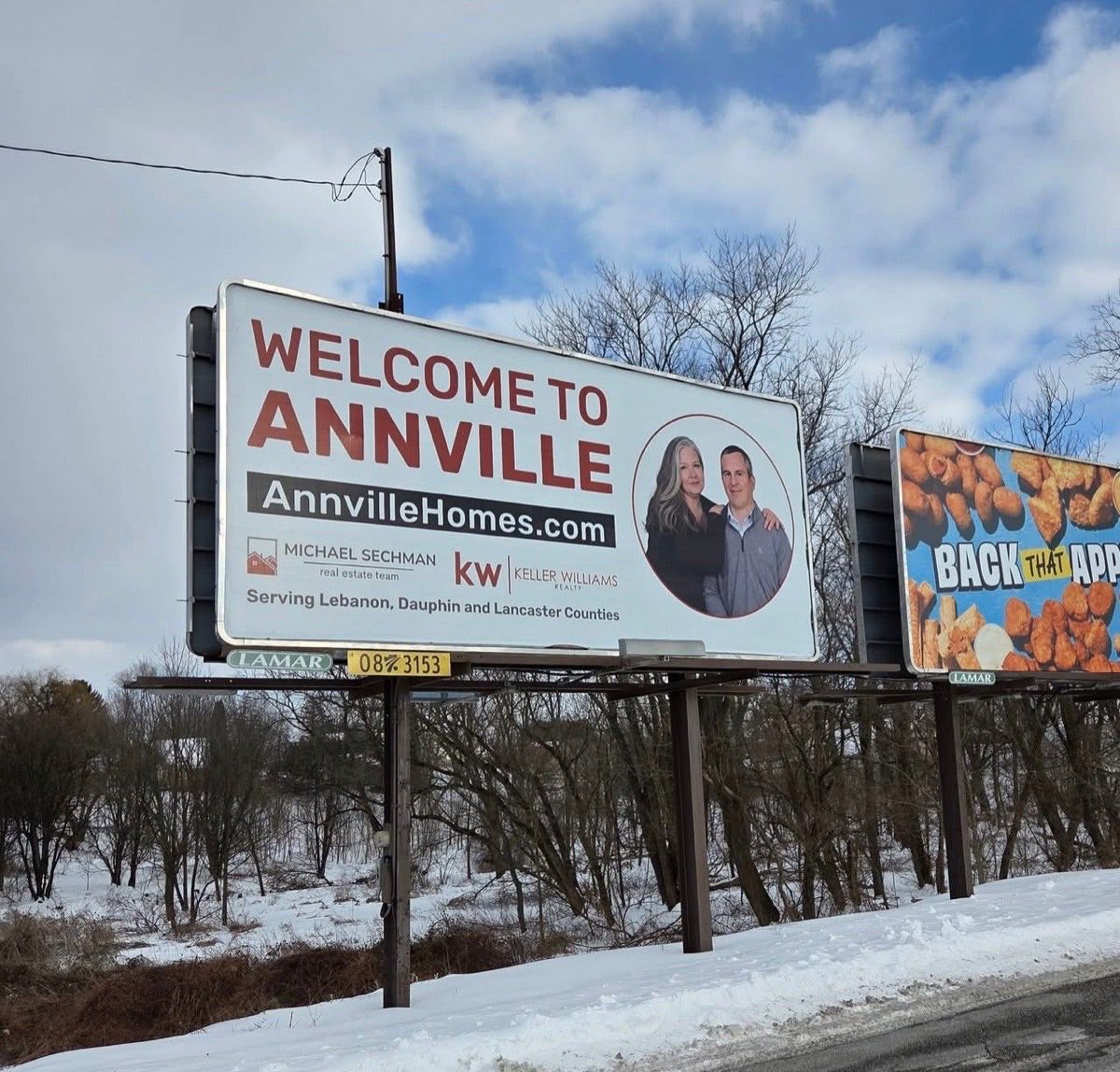 Welcome to Annville, Pennsylvania sign