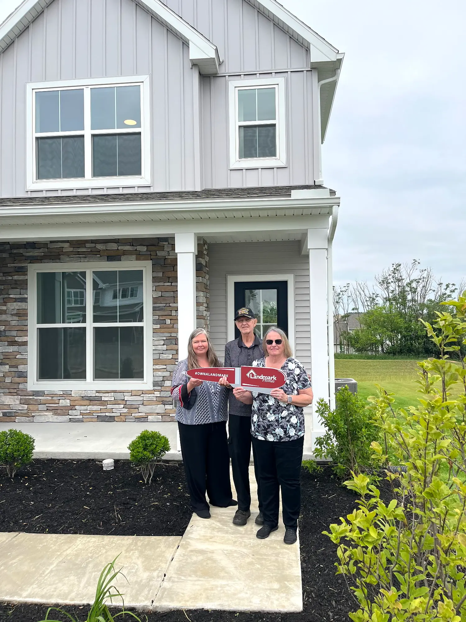 Team Sechman clients celebrating a new home at Edgemont Preserve in Annville