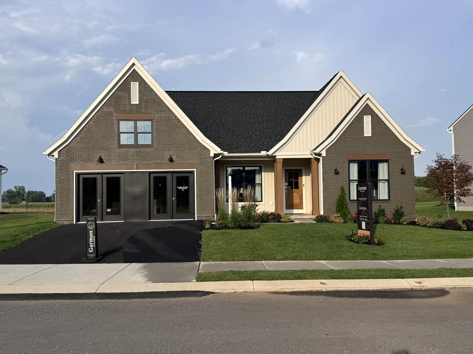 Single-story new-construction home at Southgate in Annville
