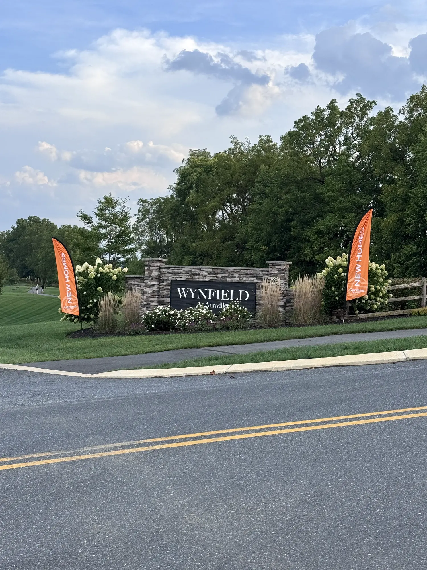Wynfield 55-plus community entrance in Annville, Pennsylvania