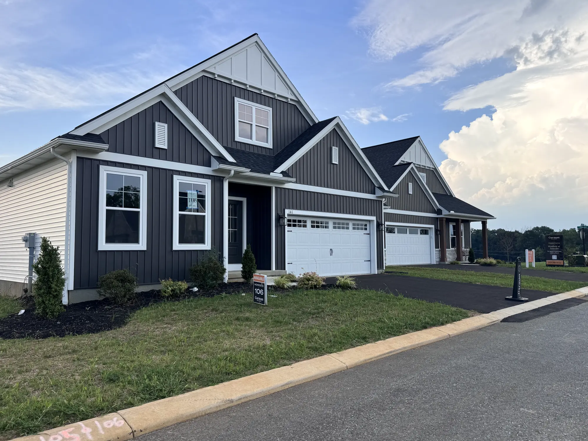 New homes at Wynfield in Annville, Pennsylvania