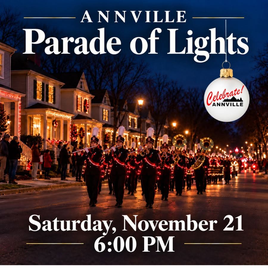 Annville Holiday Parade of Lights promotional graphic