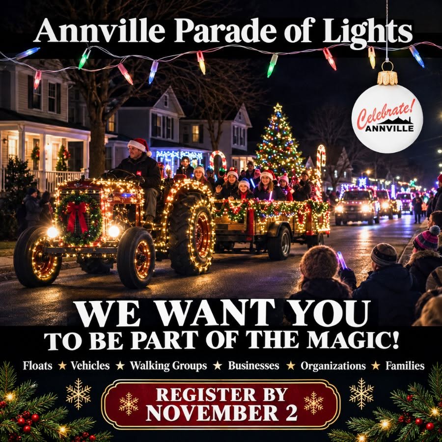 Celebrate Annville Parade of Lights registration and event information
